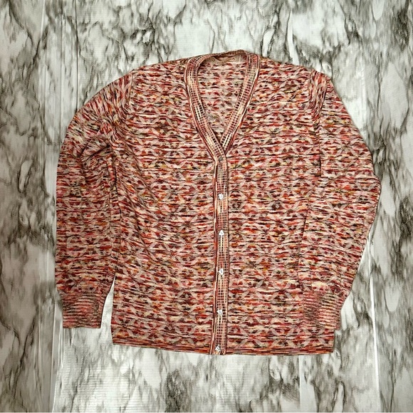 Vtg Camela Pink Wool Blend Button Down Cardigan Sz 36 English Countryside Granny - Picture 5 of 12